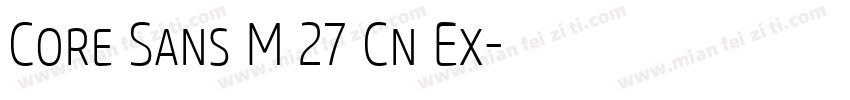 Core Sans M 27 Cn Ex字体转换